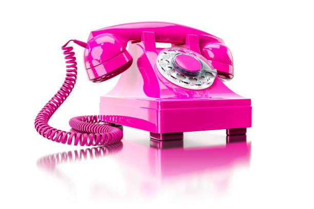 istock old pink dial-up phone 1166147891