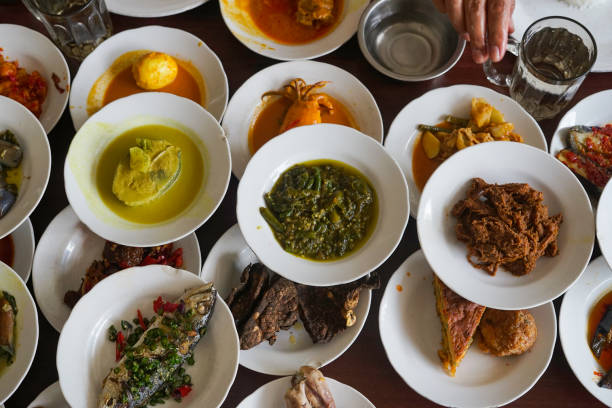 istock various kinds of food from Padang 1166147992