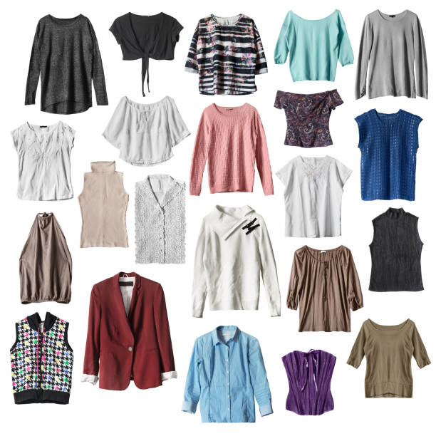 istock Set of shirts isolated 1166148156