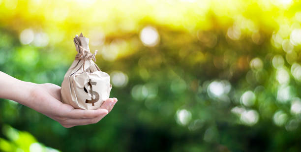 istock Saving money for growing business and future concept 1166150595