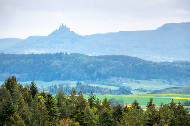 Castle Hohenzollern at the horizon