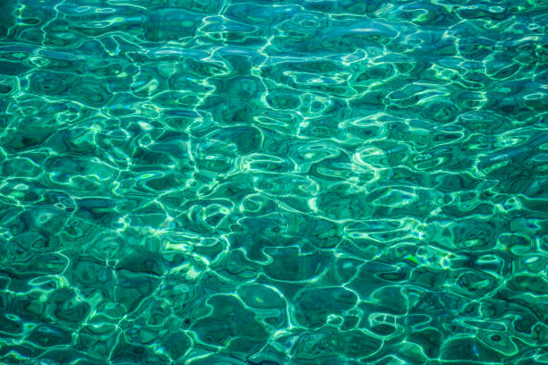 istock Turquoise sea surface with transparent shallow water 1166156706