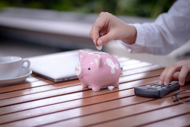 istock Saving money for growing business and future concept 1166157537