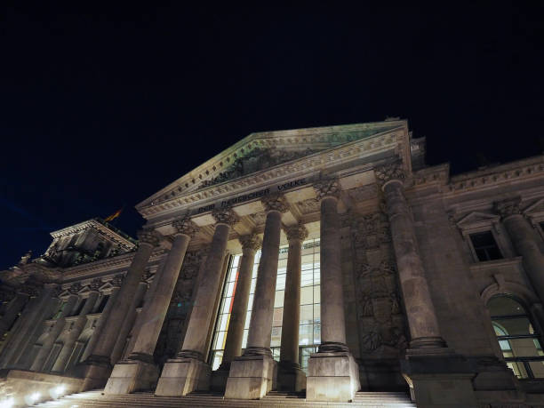 istock Bundestag parliament in Berlin at night 1166163294