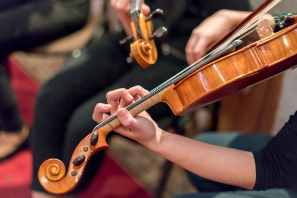 istock Hand on the strings of a violin 1166167542