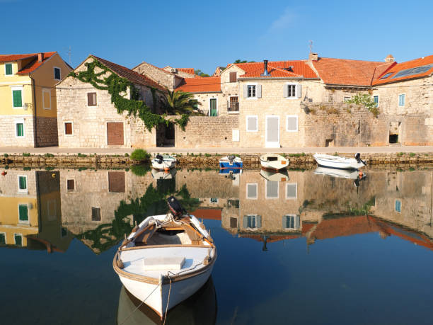 istock Morning tranquility in Vrboska 1166170074