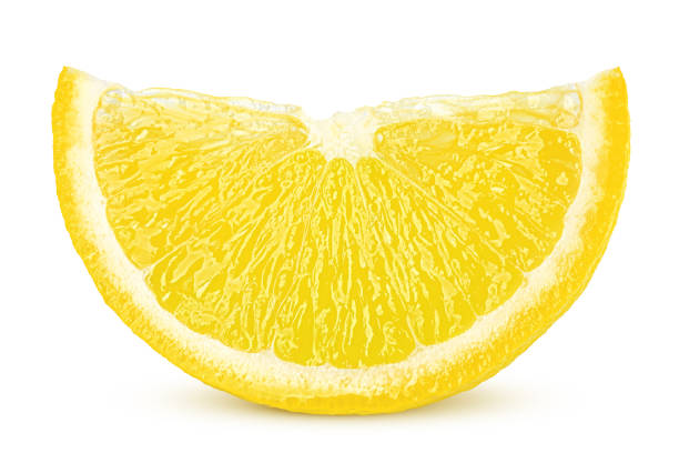 istock lemon slice, clipping path, isolated on white background full depth of field 1166171389