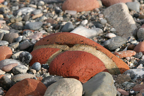 Beach of Heligoland - Masonry debris