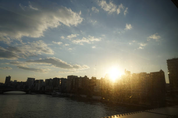 istock Sumida River as seen from Isesaki Line Tobu 1166179922