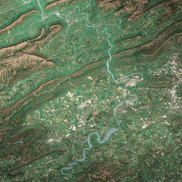 istock Radford Virginia 3D Render Aerial Top View Apr 2019 1166181389