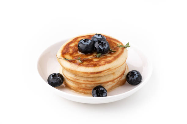 istock pancake with blue berry food background 1166182174