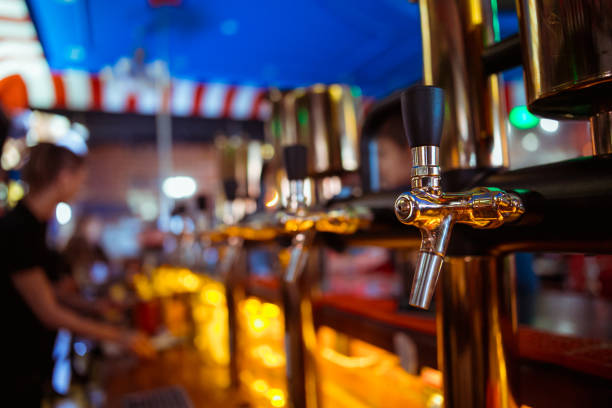 istock Close-up  beer tap in pub 1166182341