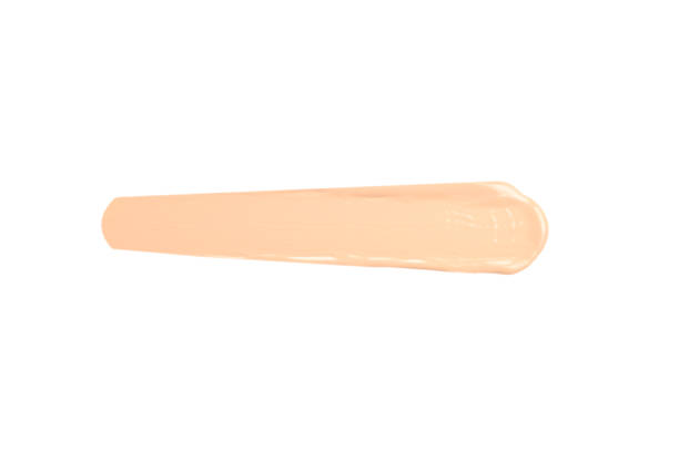 istock Liquid foundation smudge isolated on white background. Close Up of makeup cream sample. 1166183164