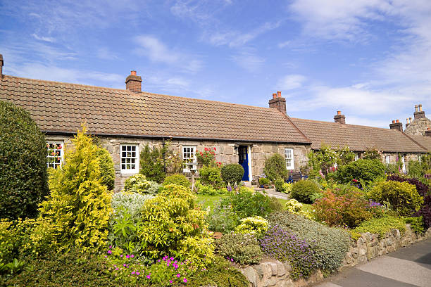 istock Old cottages in Aberdeen Scotland 116618456
