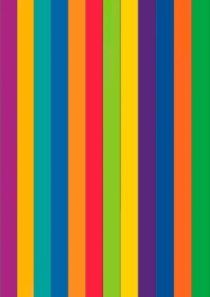 istock Seamless texture of bright colorful striped wallpaper, illustration. 1166190434