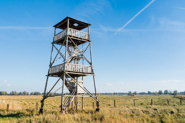 istock Lookout tower over the Szczecin Lagoon. 1166192362