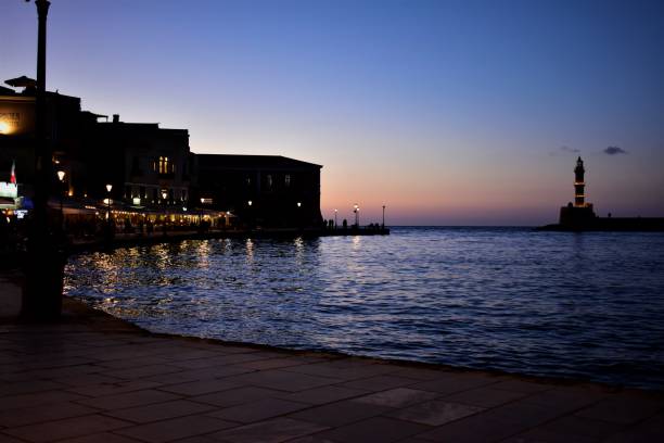 istock Sunset at Old Venetian Harbor 1166194507
