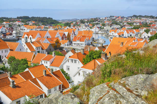 istock Norwegian town Skudeneshavn 1166198911