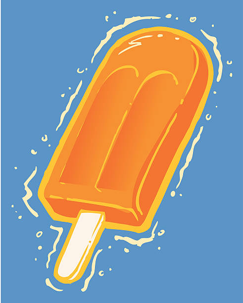 Creamsicle vector art illustration