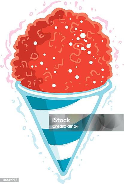 Snow Kone Stock Illustration - Download Image Now - Snow Cone, Vector, Flavored Ice