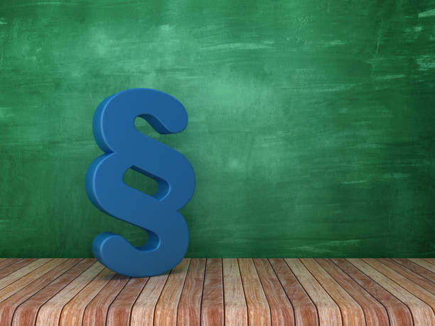 istock 3D Word Paragraph Symbol on Chalkboard Background - 3D Rendering 1166203084