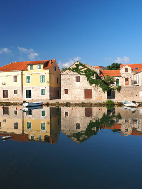 istock Morning tranquility in Vrboska 1166216678
