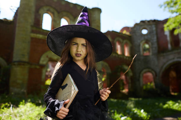 istock Portrait of Little Witch 1166216747