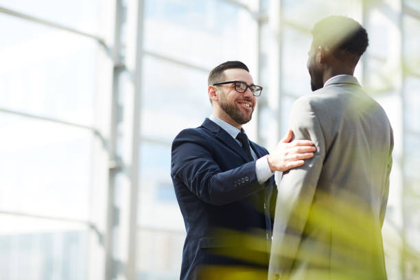 istock Congratulating with career promotion 1166218780