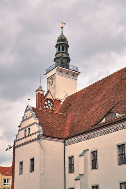 istock The clock tower  of the town hall 1166219265