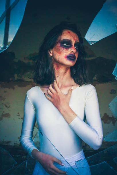 istock Spooky Woman With Halloween Make-Up 1166220287