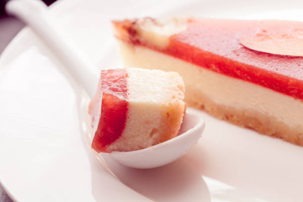 a piece of cheesecake