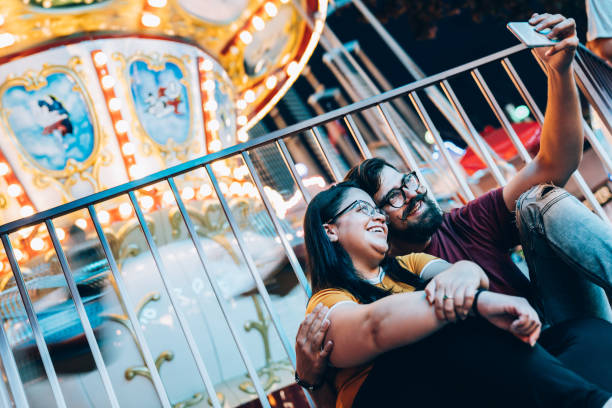 istock Fun at the amusment park 1166230256