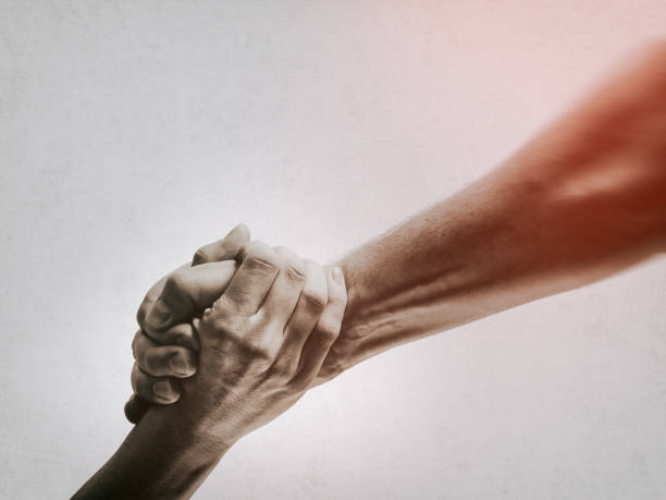 istock Concept of salvation, donorship, helping hand. 1166232078