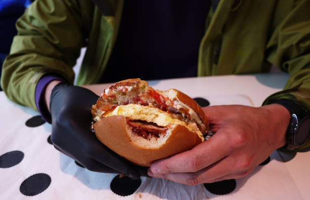 istock Food - Burger in the restaurant 1166241213