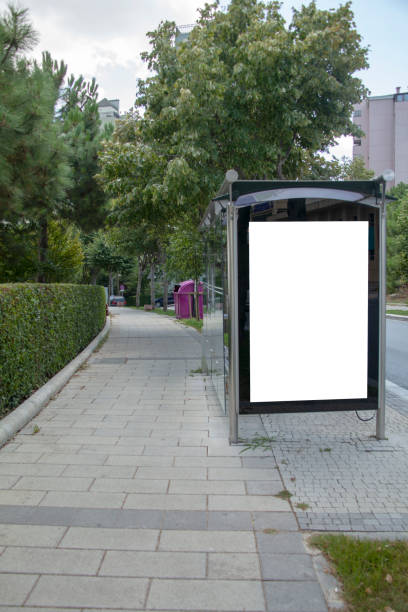 istock advertising board on asphalt road 1166244400