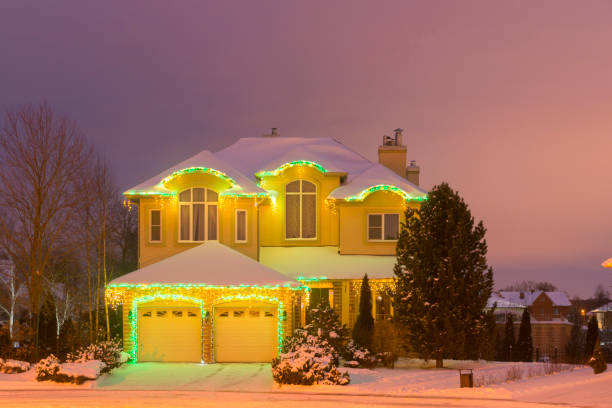 istock christmass suburban house 1166245755