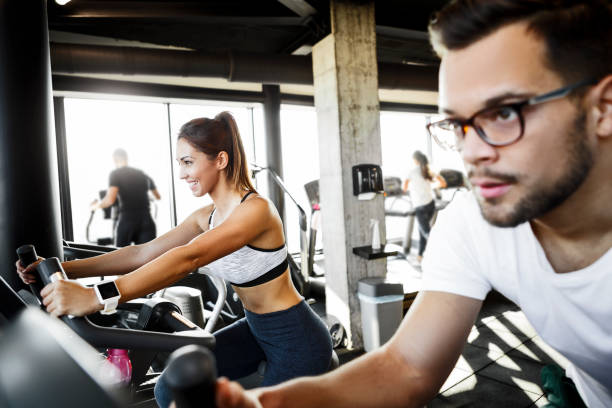 istock Cycling day at the gym 1166245973