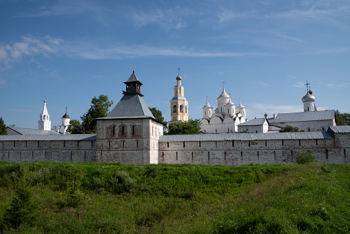 View of Spaso-Prilutsky Monastery in Vologda, Russia