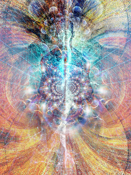gedigitaliseerde ziel - aura fotos stockfoto's en -beelden