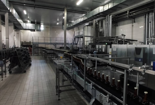 istock Brewery, bottling and bottle transfer 1166253595