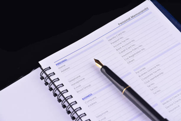 istock Personal information to be fill in - many uses for business 1166253747
