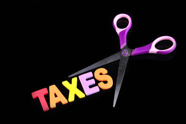 istock scissors and the alphabet TAXES 1166254317