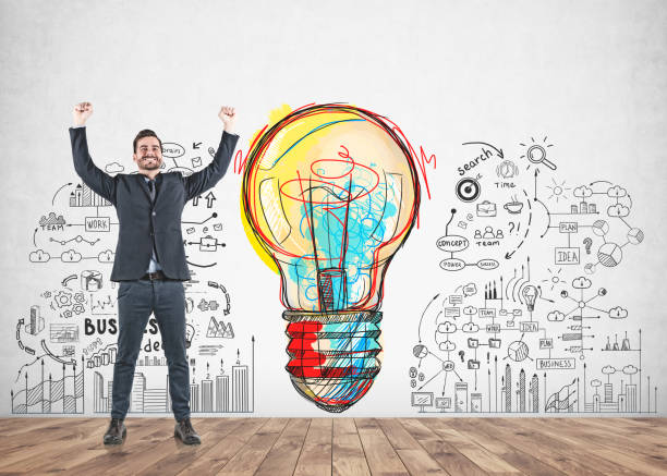 istock Winner businessman and his idea 1166255464