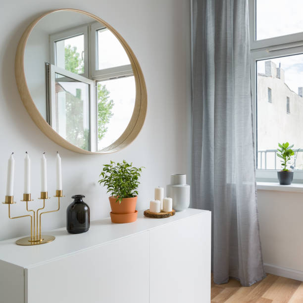 istock Home interior in scandinavian style 1166255553