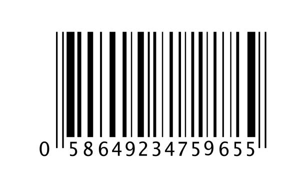 barcode-vektor-symbol. im flachen stil - bar code stock-grafiken, -clipart, -cartoons und -symbole