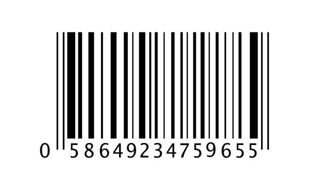 Barcode vector icon. In flat style Barcode vector icon. In flat style barcode stock illustrations