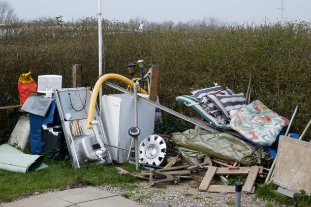 istock Garbage, rubble and scrap left behind in a campsite. Ready for evacuation by garbage disposal. 1166257077