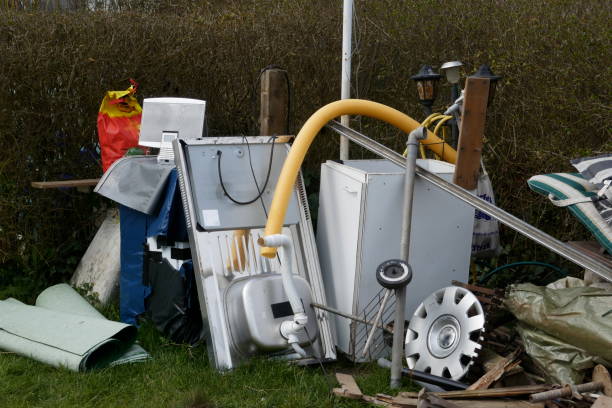 istock Garbage, rubble and scrap left behind in a campsite. Ready for evacuation by garbage disposal. 1166258997