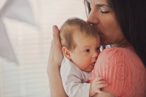 istock Mother enjoying in her baby 1166264443