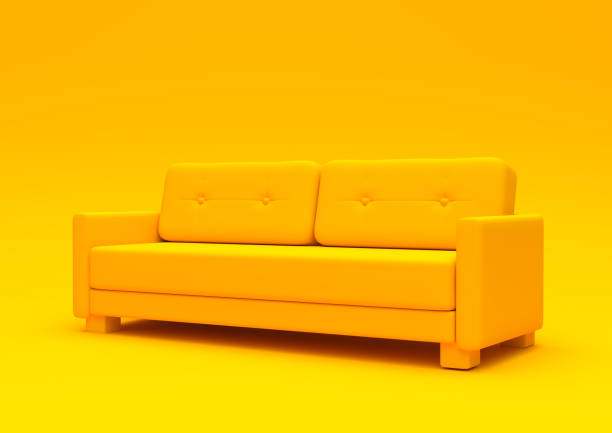 Vintage sofa in the living room